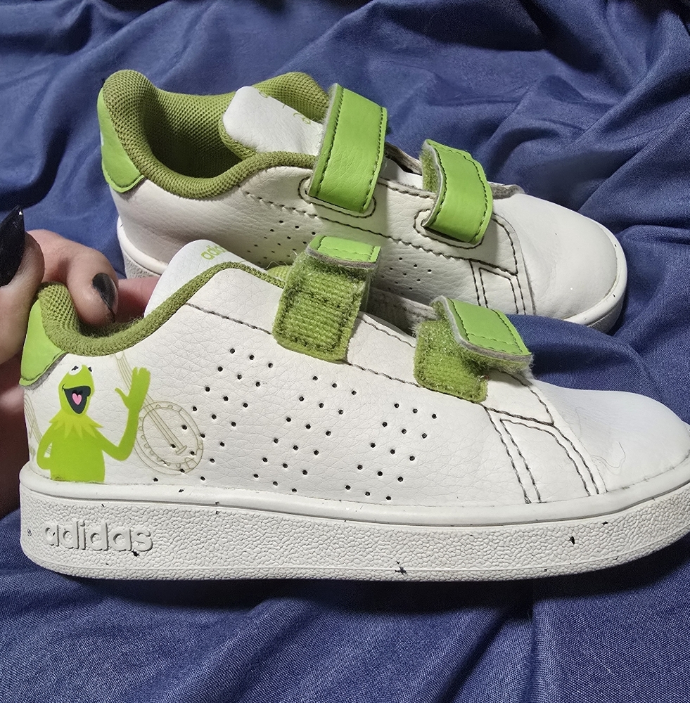 kids adidas kermit shoes 7k